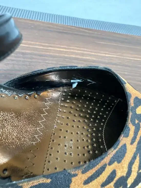 J. Renee Kari Leopard Print Pointed Toe D'Orsay Mary Jane Kitten Heels - Picture 7 of 7